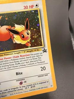 1999 Pokemon Eevee 11/53 WOTC Black Star Promo Holo Promo Holo NM - Image 2