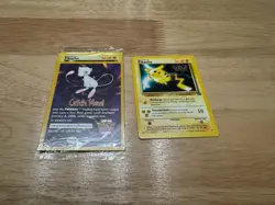 Sealed Pikachu Pokemon WB Gold Stamp #4 1999 First Movie Black Star Promo - Image 1
