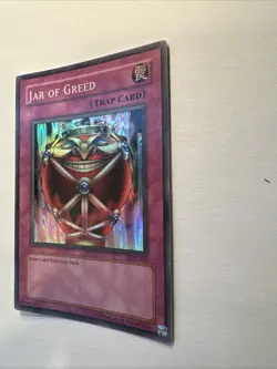 Yu-Gi-Oh! TCG Jar of Greed Labyrinth of Nightmare LON-EN047 Unlimited Super Rare - Image 4