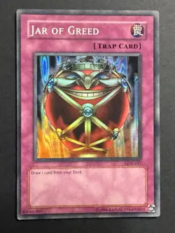 Yu-Gi-Oh! TCG Jar of Greed Labyrinth of Nightmare LON-EN047 Unlimited MP - Image 1