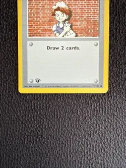 1999 Pokemon TCG 1st Edition Shadowless BILL Base Set 91/102 - Image 2