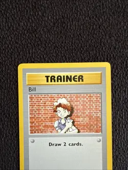 1999 Pokemon TCG 1st Edition Shadowless BILL Base Set 91/102 - Image 3
