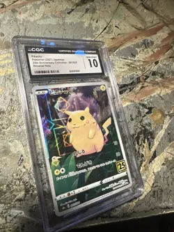 pikachu 2021 Japanese 25th anniversary gem mint 10 cgc - Image 1