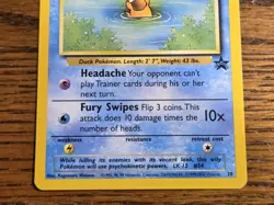 Pokemon Wotc Black Star Promo # 20 Psyduck,,not played - Image 3