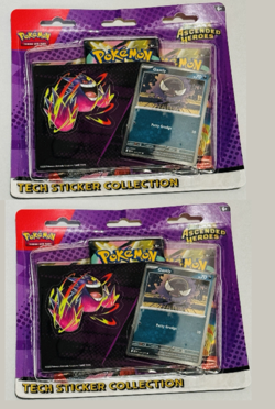 2X Pokemon Mega Evolution Ascended Heroes Tech Sticker Collection Gastly In Hand - Image 1