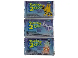 Topps Pokemon The Movie 2000 3 Booster Pack ART SET - Image 1