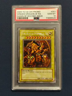 Yu-Gi-Oh Winged Dragon of Ra DOD-001 Dawn of Destiny Promo Card - PSA 10 - Image 1