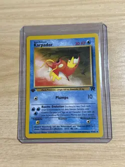 German Magikarp/Karpador 47/82 1st Edition Team Rocket Pokemon Card - Image 1