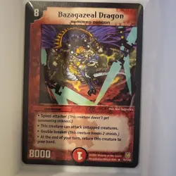 2006 Duel Masters Bazagazeal Dragon DM06 Card #75/110 LP/Near Mint Condition - Image 1