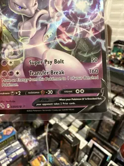 Mewtwo V 030/078 Pokemon Go NM Ultra Rare Pokemon Card - Image 3