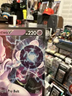 Mewtwo V 030/078 Pokemon Go NM Ultra Rare Pokemon Card - Image 5