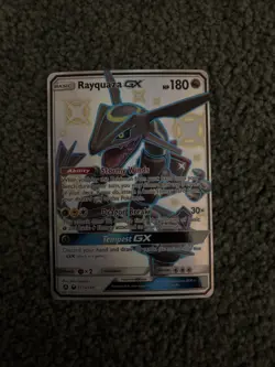 Pokemon TCG Rayquaza GX Alternate Art Holo Card 177a/168 Celestial Storm NM - Image 1