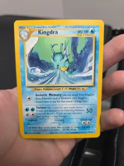 Kingdra 19/64 Neo Revelation Non Holo Rare Vintage Pokemon Card LP - Image 1