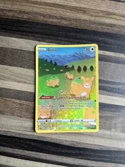 Pokemon TCG Ditto Crown Zenith Holo Card GG22/GG70 Galarian Gallery - Image 1