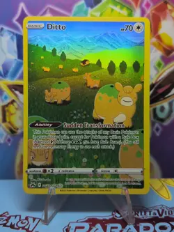 pokemon TCG Ditto GG22/GG70 Crown Zenith: Galarian Gallery Holo - Image 1