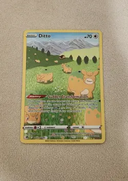 Ditto GG22/GG70 Crown Zenith: Galarian Gallery NM Holo Rare Pokemon TCG - Image 1