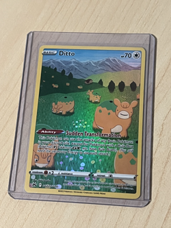 DITTO GG22/GG70 Crown Zenith: Galarian Gallery Holo - SIR Full Art Pokemon TCG - Image 1