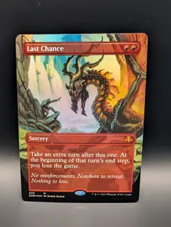 MTG - Last Chance - FOIL BORDERLESS - Sorcery - DMR #435 - Mythic - Image 1