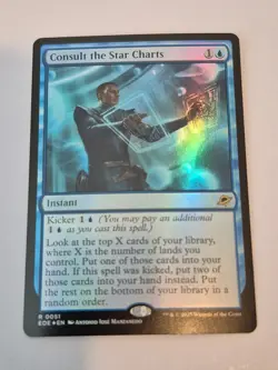 Consult the Star Charts Magic: The Gathering Edge of Eternities #51 (RARE) FOIL - Image 1