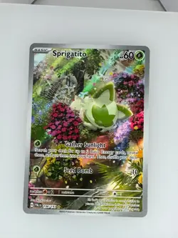 2023 Pokemon Paldea Evolved Sprigatito 196/193 NM - Image 1