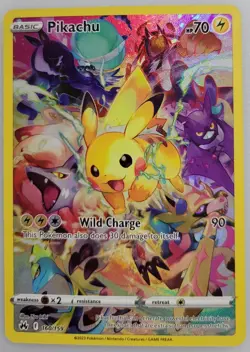 Pikachu (Secret) 160/159 Pokemon Crown Zenith Holo NM (4 of 7) - Image 1