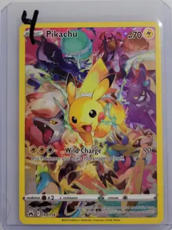 Pikachu (Secret) 160/159 Pokemon Crown Zenith Holo NM (4 of 7) - Image 3