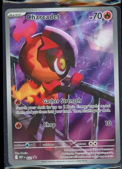 Charcadet 2025 Pokemon Phantasmal Flames #022 Black Star Promo Holo Sealed - Image 1