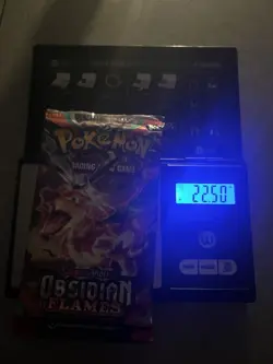 VERY HEAVY! 22.50 Gram Obsidian Flames Pokemon TCG Factory Sealed Booster Pack! - Image 1