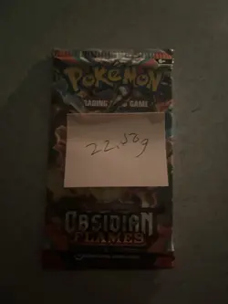 VERY HEAVY! 22.50 Gram Obsidian Flames Pokemon TCG Factory Sealed Booster Pack! - Image 3