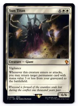 Sun Titan NM Commander: Final Fantasy 0254 MTG Regular - Image 1