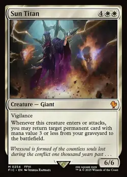 x1 Sun Titan M MTG Commander: Final Fantasy M/NM, English - Image 1