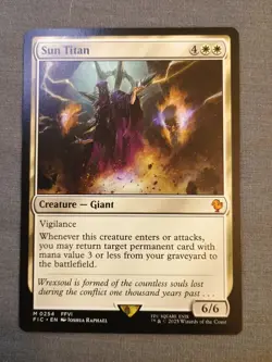 Sun Titan Commander: Final Fantasy Regular NM Mythic 0254 - Image 1