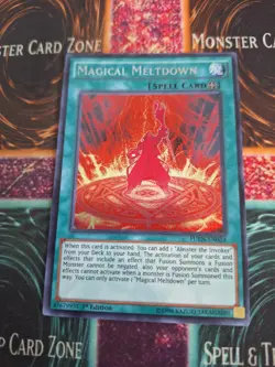 Yugioh Magical Meltdown FUEN-EN034 Secret Rare 1st Edition Near Mint - Image 1