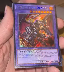 Yugioh Destruction Dragon LCKC-EN108 Secret Rare - Image 1
