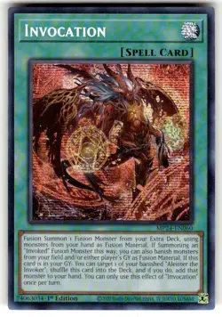 Yugioh! Invocation - MP24-EN060 - Prismatic Secret Rare - Alternate Art - 1st Ed - Image 1
