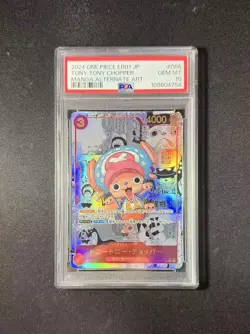 2024 One Piece MANGA TONY TONY CHOPPER EB01-006 Alternate Art SR JPN PSA 10 ER26 - Image 1