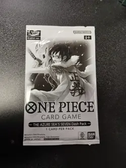 ONE PIECE ENG TCG: THE AZURE SEA'S SEVEN - DASH PACK - SEALED - Image 1