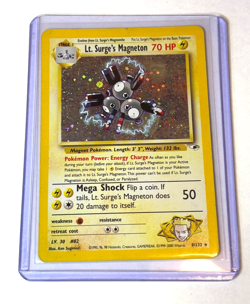 Lt. Surge's Magneton - 8/132 - Pokemon Gym Heroes Unlimited Holo Rare Card LP - Image 1