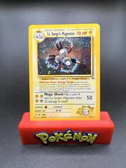 Lt. Surge's Magneton - 8/132 - Pokemon Gym Heroes Unlimited Holo Rare Card - LP - Image 1