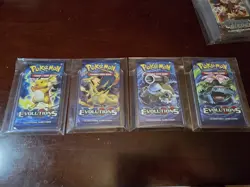 Pokemon TCG: XY Evolutions Booster Packs - 4 Pack Full Art Set - Image 1