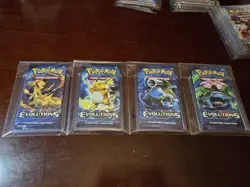 Pokemon TCG: XY Evolutions Booster Packs - 4 Pack Full Art Set - Image 3