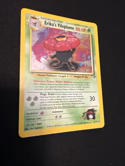 Pokemon TCG Erika's Vileplume Gym Heroes Holo Rare Unlimited LP/NM Card 5/132 - Image 3