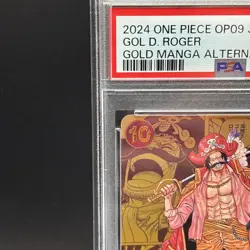 PSA 10 Gol D Roger OP09-118 Manga Alt Art Comic Parallel One Piece Card Japan - Image 2