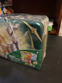 Pokemon TCG Arceus Spring 2022 Collectors Chest Lunch Box Tin Sealed 5 Packs - Image 3