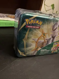 Pokemon TCG Arceus Spring 2022 Collectors Chest Lunch Box Tin Sealed 5 Packs - Image 4
