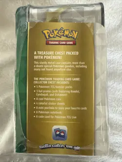 Pokemon TCG Arceus Spring 2022 Collectors Chest Lunch Box Tin Sealed 5 Packs - Image 2