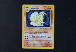Ninetales 12/102 Holo Shiny Rare Pokemon TCG Card Base Set 1 1999 Light Play - Image 1