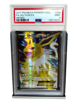 PSA 9 Mint Jolteon EX Full Art Promo Mega Powers Coll 2017 Pokemon 28A/83 - Image 2