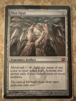 Mox Opal Scars of Mirrodin Magic: The Gathering Card 2010 - Image 1