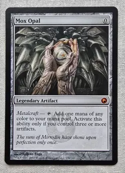 Mox Opal Scars of Mirrodin Magic: The Gathering Card 2010 - Image 1
